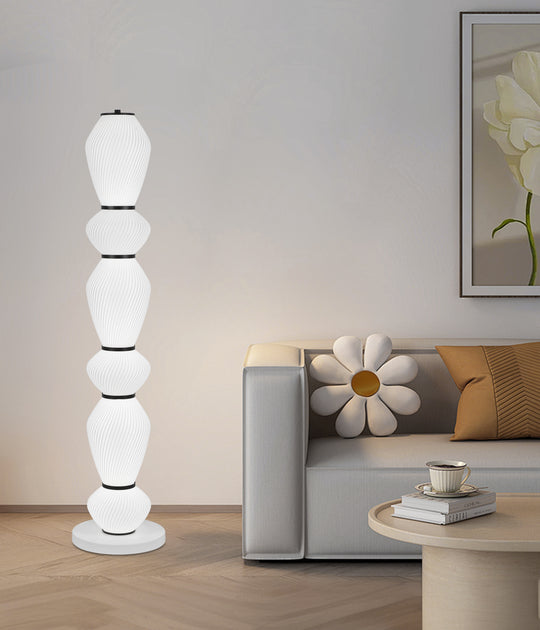 Lampe LED avec télécommande 82W moderne LP510/6BK 120Cm abat-jour et lampes noirs titre par défaut Alessandro Design