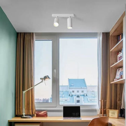 Lustre Joom avec projecteur linéaire 2XGU10 Blanc