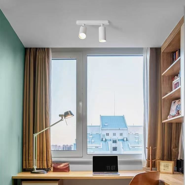 Lustre Joom avec projecteur linéaire 2XGU10 Blanc