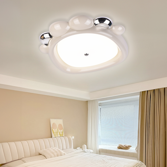 Lustre LED 8057WH, 41W, acrylique blanc, lumière 3000K/4000K/6000K,