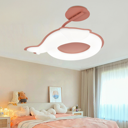 Lustre LED 8058PK, 60W, Acrylique Rose, Lumière 3000K/4000K/6000K