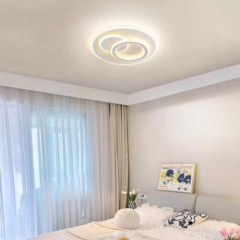 Lustre LED avec télécommande NOLUX 120W, Rond, Lumière Froide/Chaude/Neutre, Dimmable, Blanc