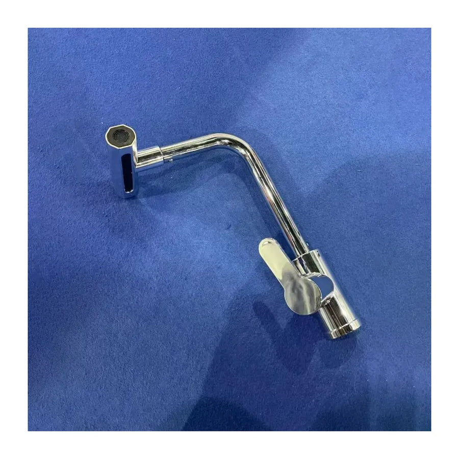 Robinet de lavabo Cartouche céramique Bec rotatif Chrome brillant Raccords inclus EC03