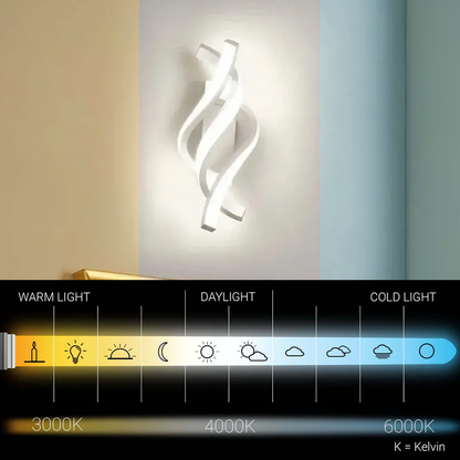 Lampe LED Reid 13W, Lumière Froide/Chaude/Neutre, Blanc