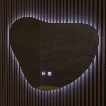 Miroir LED Tactile Avonita Système Antibuée 87X70cm, E83S/87X70