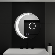 Miroir rond LED, 80 cm, Orbis Touch, système anti-buée, intensité variable, E31S/80X80
