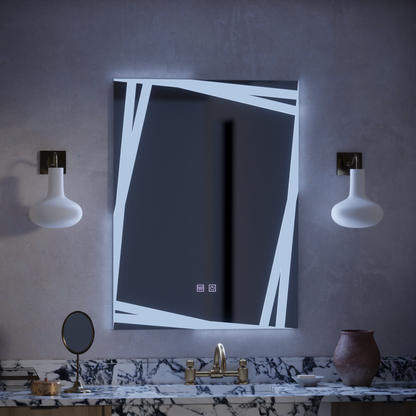 Miroir LED Touch Système de désembuage Infinitum 60X80cm