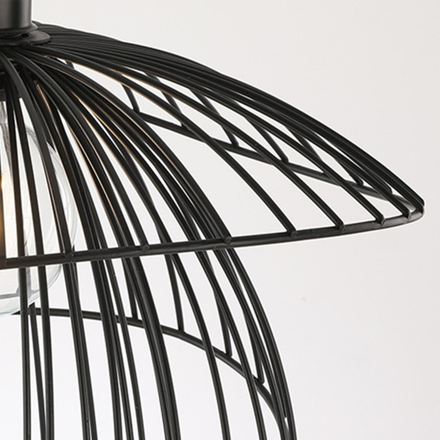 Suspension Egemen 1x E27 Noir