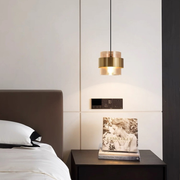 Lustre suspendu LC866/1TN, 1XE27, hauteur réglable, verre et métal