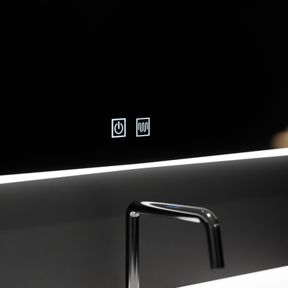 Miroir LED Cloud 60x40cm, Nuvola Touch, système anti-buée, intensité variable