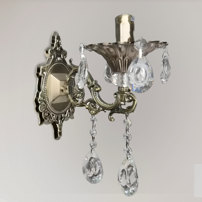 SANSSOUCI Applique Picollo Crystal, 1xE14, Laiton Antique