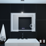 Oglinda LED Rectangulara, 80x60cm, CANTO Touch, Sistem Dezaburire, Dimabila Oglinzi Korman E Default Title Alessandro Design