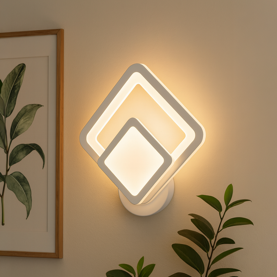 Applique LED Shani, 23W, Blanc, Lumière Froid/Chaud/Neutre