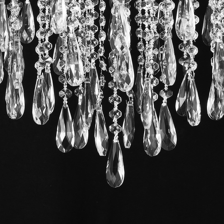 Lustre en cristal CC9324/5CH, 5x E14, diamètre 48 cm, chromé