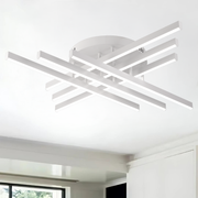 Lustre LED GIO, 82 W, lumière froide/chaude/neutre, blanc