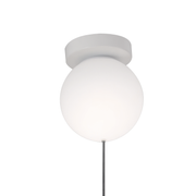 Lustre LED URSULETI CP210 Globe 15cm, Hauteur 47cm, 1xE27, Suspendu, Métal et Acrylique