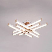 Lustre LED avec télécommande LT178/6WH, 84W, 6 éléments, lumière froide/chaude/neutre, variable, blanc