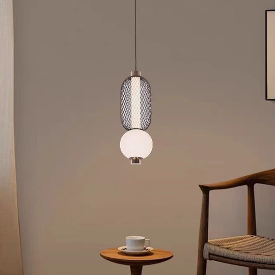 Lustre LED suspendu LM550/2BK, 11W, lumière 3000/4000/6000K, noir, lustres modernes à hauteur réglable Titre par défaut Alessandro Design