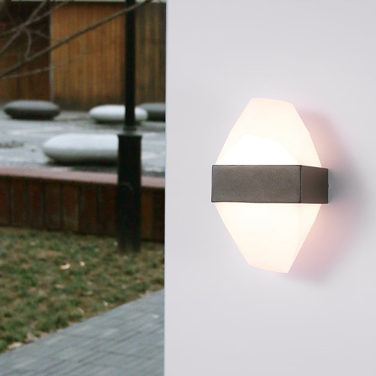 Applique d'extérieur LED ICEBERG 10W Métal IP65 Noir Appliques d'extérieur Default Title Alessandro Design