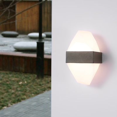 Applique extérieure LED ICEBERG 10W Métal IP65 Noir