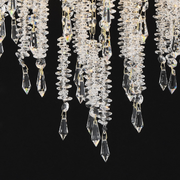 Lustre en cristal STROZZI Elegance 5xE14, diamètre 49cm, doré