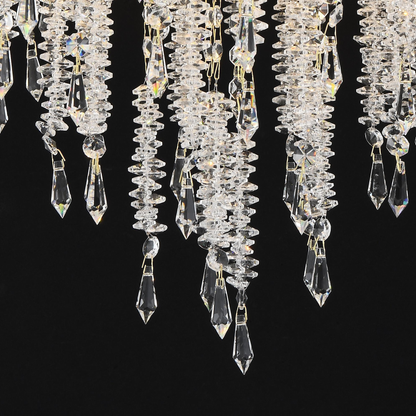 Lustre en cristal STROZZI Elegance 5xE14, diamètre 49cm, doré