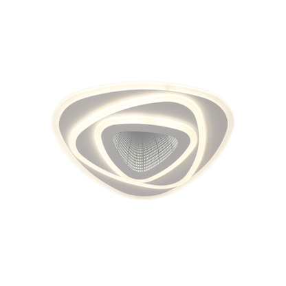 Lustre LED NEXA Triangle 3D 36W, Blanc, Lumière Froid/Chaude/Neutre