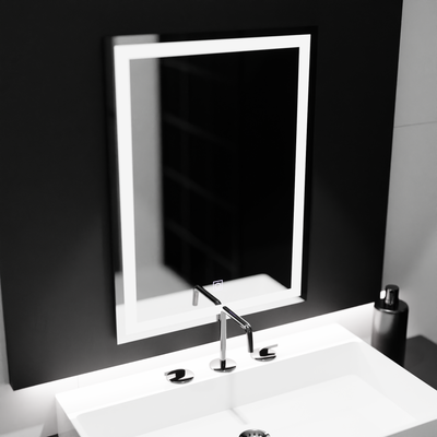 Miroir LED rectangulaire, 60x80cm, FRAME Basic Touch
