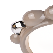 Lustre LED 8057BN, 41W, acrylique marron, lumière 3000K/4000K/6000K,