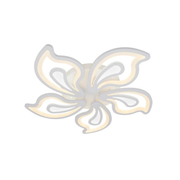 Lustre LED avec télécommande GLORIOSA 95W, 5 pétales, Lumière froide/chaude/neutre, Dimmable, Blanc