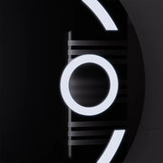 Miroir rond LED, 60 cm, Visio MotionGlow Marcello, système anti-buée, horloge et thermomètre, loupe cosmétique, intensité variable