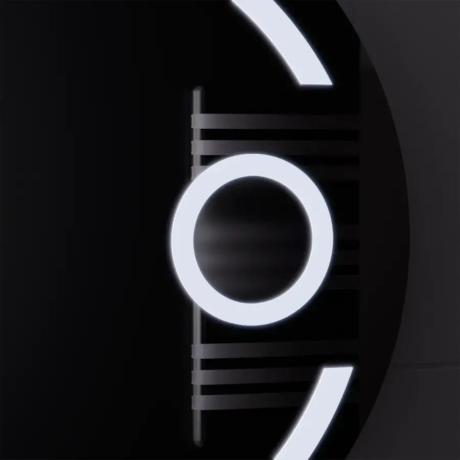 Miroir rond LED, 60 cm, Visio MotionGlow Marcello, système anti-buée, horloge et thermomètre, loupe cosmétique, intensité variable