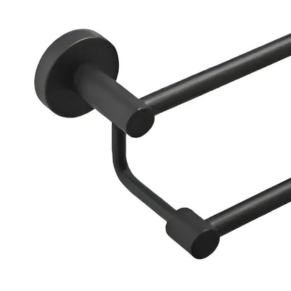 Porte-serviettes double noir GJ/203B