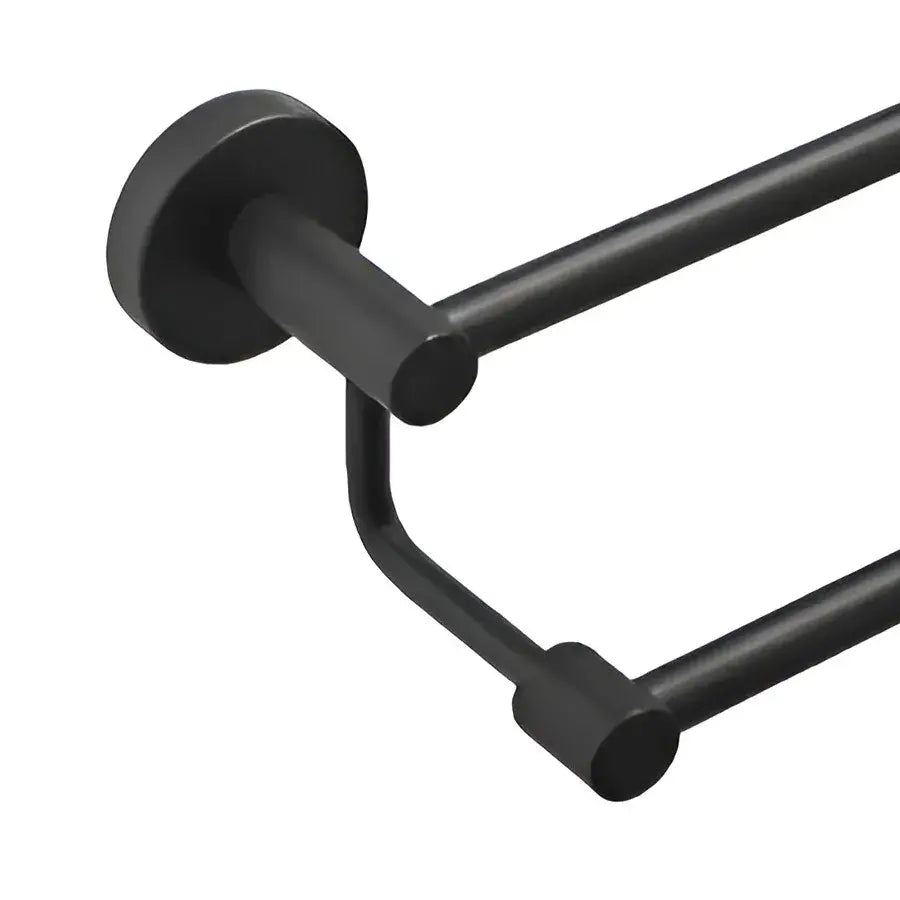 Porte-serviettes double noir GJ/203B