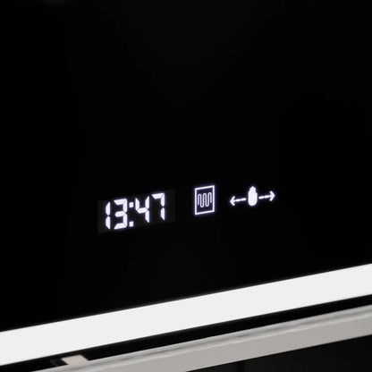 Miroir LED rectangulaire, 80 x 60 cm, Verite Imperial Silver Motion Glow Marcello, système anti-buée, horloge et thermomètre, intensité variable