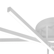 Lustre LED télécommandé GIO, 68 W, 5 éléments, lumière froide/froide/neutre, intensité variable, blanc