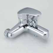 Mitigeur de baignoire, pomme de douche et flexible inclus, alliage, cartouche céramique, chrome, CD001