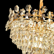 Lustre en cristal CC6705/500GD 9x E14, diamètre 50 cm, or brillant, hauteur réglable