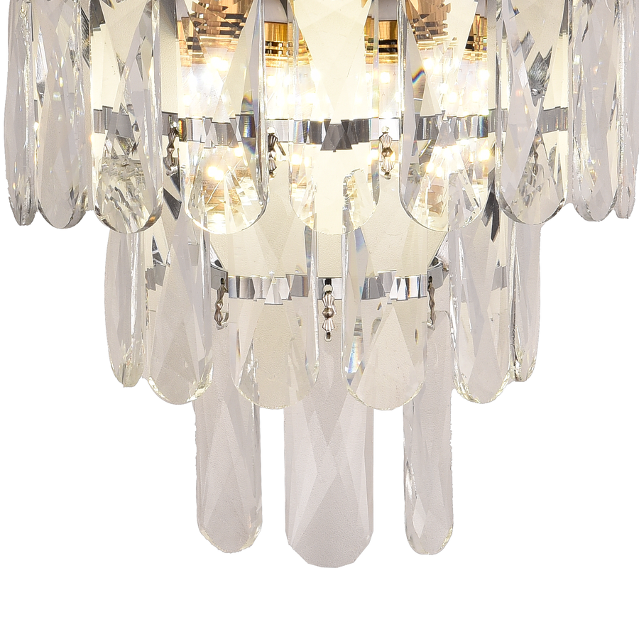 Applique Crystal WINDSOR, 2x E14, Chrome Brillant