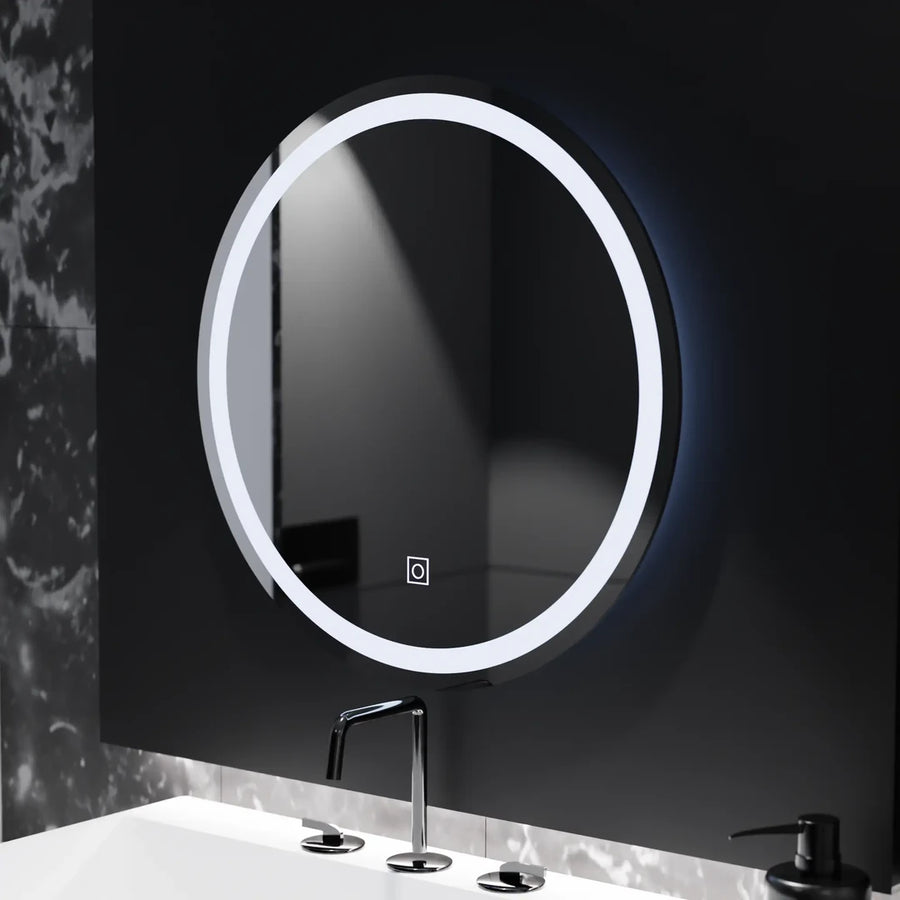 Miroir LED rond, 70 cm, Basic Touch
