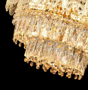 Lustre en cristal CC6687/500GD 9x E14, diamètre 50 cm, or brillant, hauteur réglable