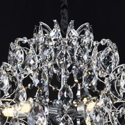 Lustre en cristal CC9259/5CH, 5x E14, diamètre 40 cm, chrome brillant