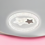 Lustre LED SKYForma Nexen, 61W, Lumière froide/chaude/neutre, Noir