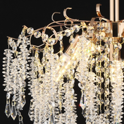 Lustre en cristal STROZZI Elegance 5xE14, diamètre 49cm, doré