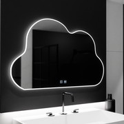 Miroir LED Cloud 60x40cm, Nuvola Touch, système anti-buée, intensité variable