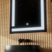 Miroir Giga LED, 60x80cm, Tactile, lumière 6000K