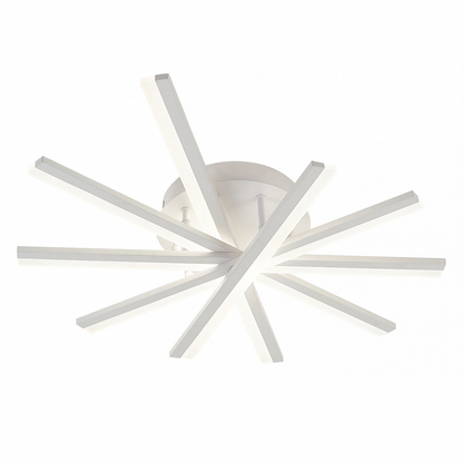 Lustre LED avec télécommande ZOE, 67W, Lumière Froide/Chaude/Neutre, Gradable, Blanc