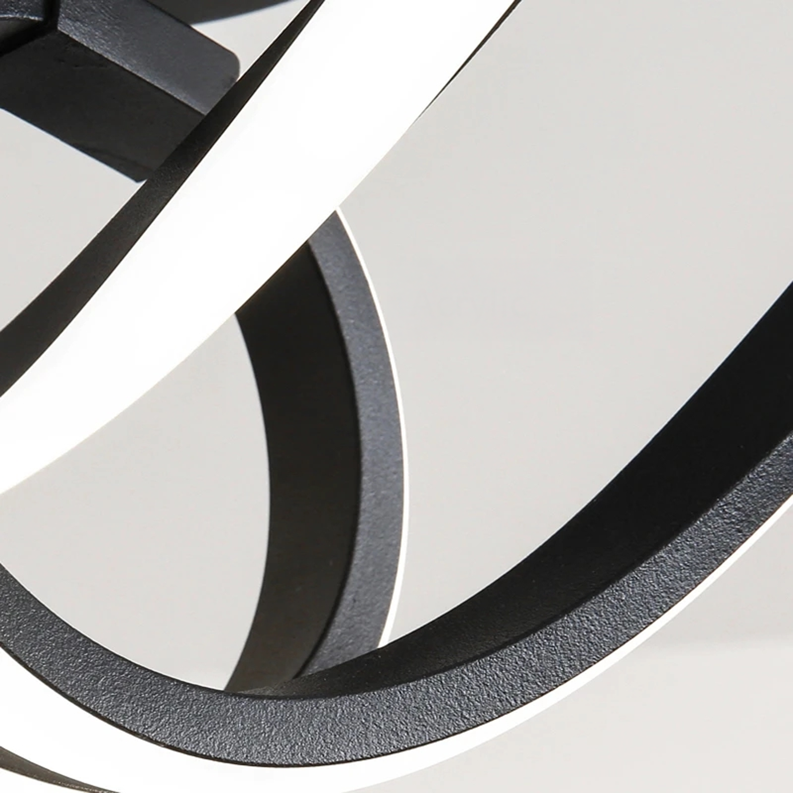 Lustra LED VERTEX Pulse, 13W, Ondulata, Lumina Rece/Calda/Neutra, Negru Lustre LED Default Title Alessandro Design