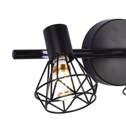 Lustre avec abat-jour, GRACIE, LC365/3BK, Diamant, 3XE14, Noir