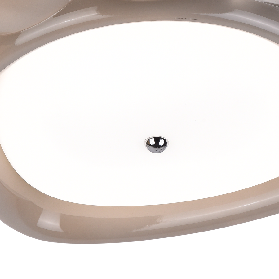 Lustre LED 8057BN, 41W, acrylique marron, lumière 3000K/4000K/6000K,